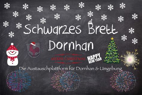 schwarzes brett dornhan